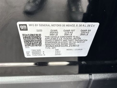 Certified 2024 Chevrolet Equinox LT w/ LPO, Floor Liner Package FWD image 32