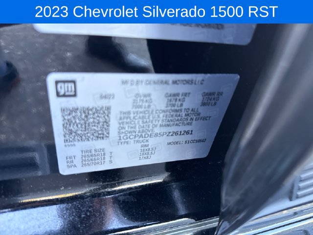 Certified 2023 Chevrolet Silverado 1500 RST RWD image 28