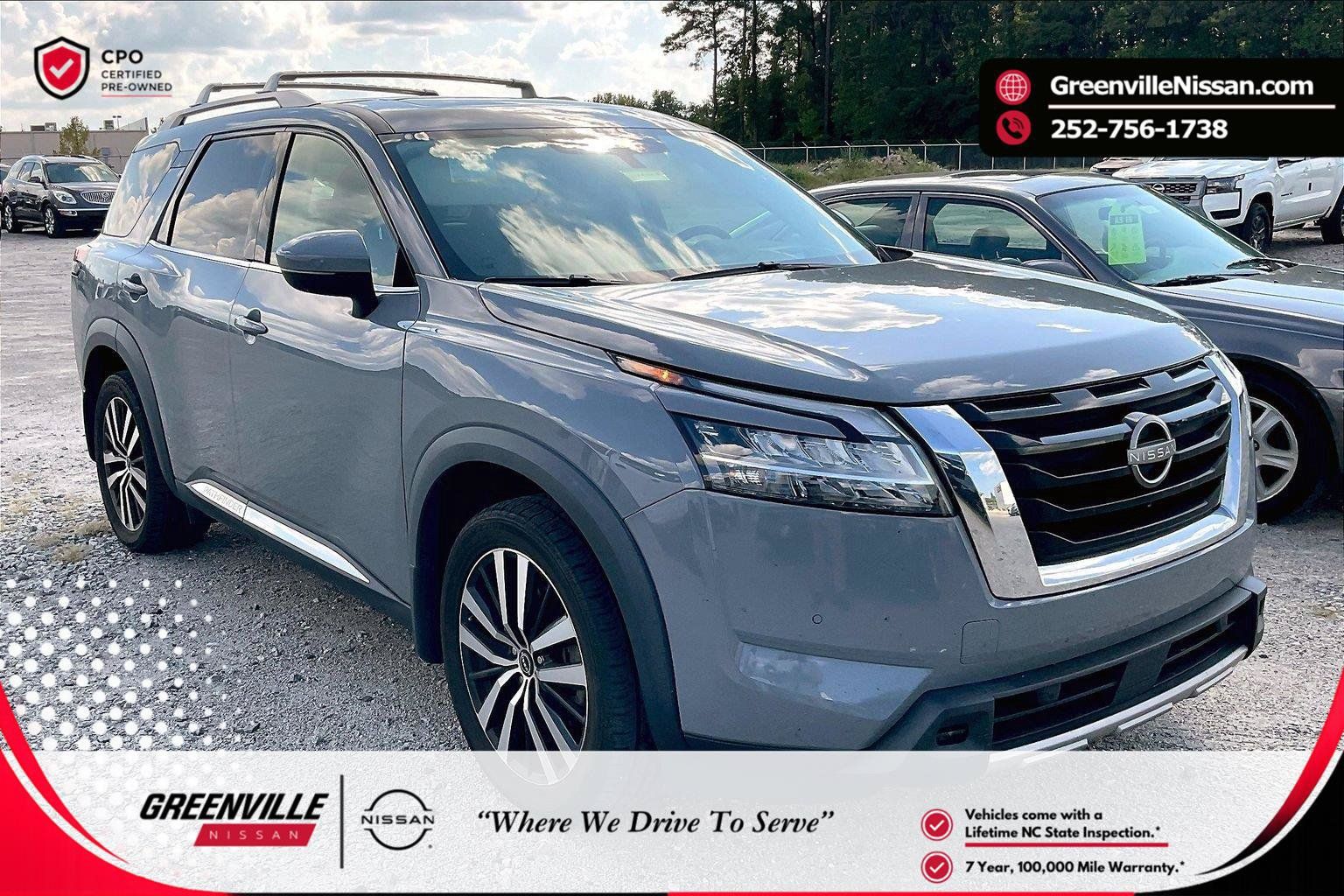 Certified 2023 Nissan Pathfinder Platinum w/ Cargo Package AWD/4WD image 1