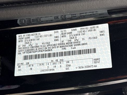 Used 2023 Ford F150 XLT w/ Equipment Group 302A High image 29