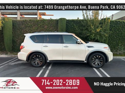 Used 2017 Nissan Armada Platinum w/ Captain Seat Package image 4