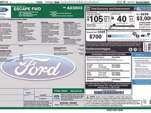 Used 2022 Ford Escape SEL image 37