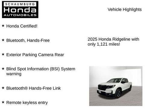 Certified 2025 Honda Ridgeline Sport image 7