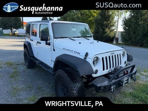 Used 2014 Jeep Wrangler Unlimited Rubicon w/ Connectivity Group AWD/4WD image 1