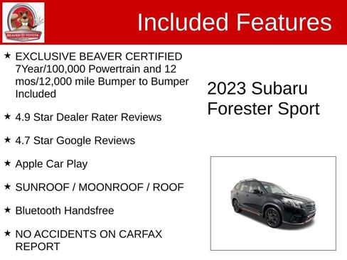Used 2023 Subaru Forester Sport AWD/4WD image 4