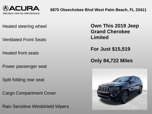 Used 2019 Jeep Grand Cherokee Limited w/ Luxury Group II RWD image 30