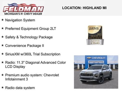 New 2026 Chevrolet Equinox LT w/ Convenience Package II image 3