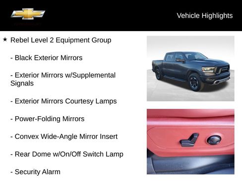 Used 2022 RAM 1500 Rebel w/ Rebel Level 2 Equipment Group image 19