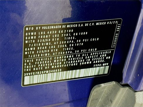 Used 2023 Volkswagen Taos S w/ Driver Assistance Package AWD/4WD image 22