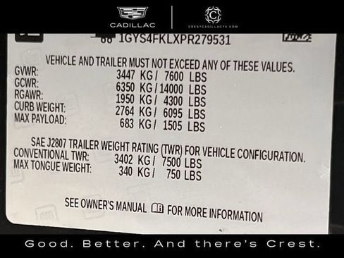 Used 2023 Cadillac Escalade Sport w/ Touring Package AWD/4WD image 31