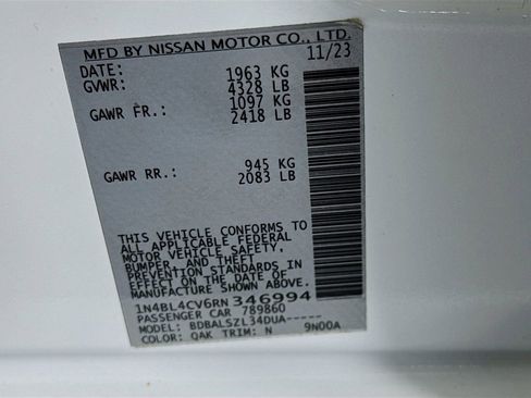 Used 2024 Nissan Altima 2.5 SR image 38