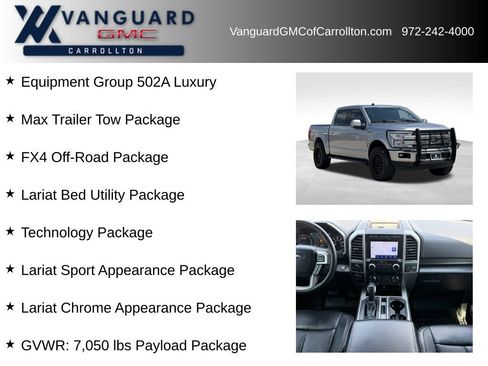 Used 2020 Ford F150 Lariat w/ Equipment Group 502A Luxury AWD/4WD image 6
