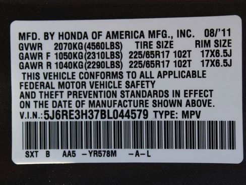 Used 2011 Honda CR-V LX image 21