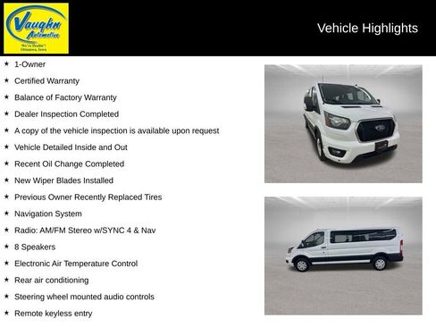 Used 2024 Ford Transit 350 XLT RWD image 2