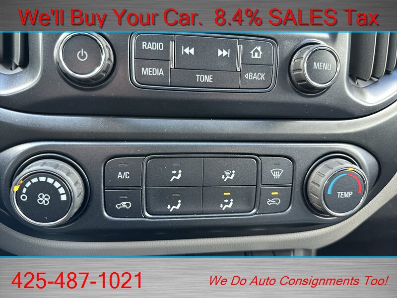 Used 2016 Chevrolet Colorado W/T w/ WT Convenience Package RWD image 16