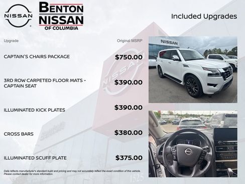 Used 2023 Nissan Armada Platinum w/ Captain's Chairs Package image 6