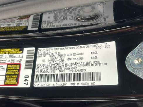 New 2026 Toyota Tacoma TRD Sport w/ TRD Sport Premium Package image 35