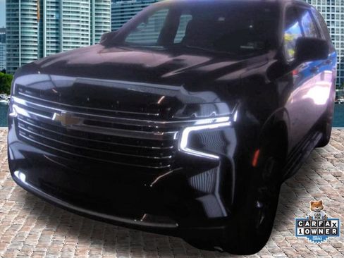 Used 2022 Chevrolet Tahoe LT w/ Luxury Package RWD image 1