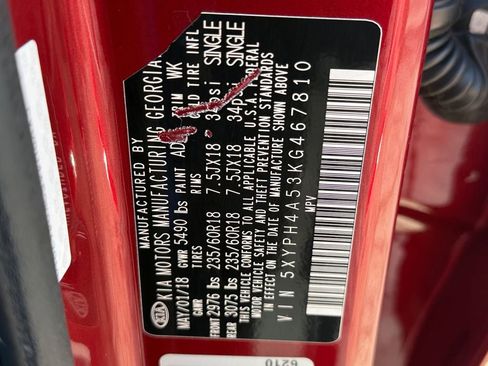 Used 2019 Kia Sorento EX w/ EX Touring Package image 30