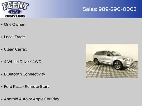 Used 2022 Lincoln Corsair AWD w/ Equipment Group 101A image 4