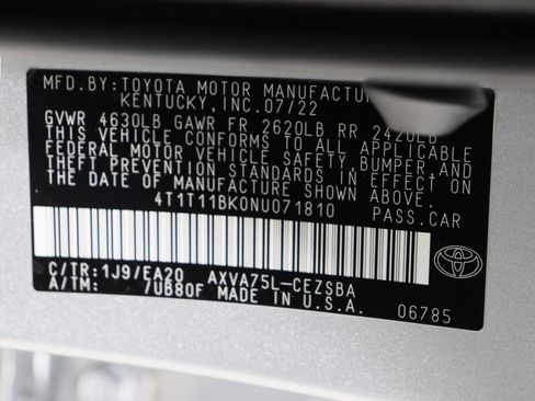 Used 2022 Toyota Camry SE image 40