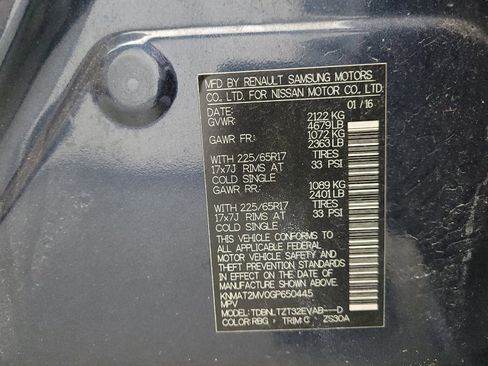 Used 2016 Nissan Rogue SV w/ SV Premium Package image 33