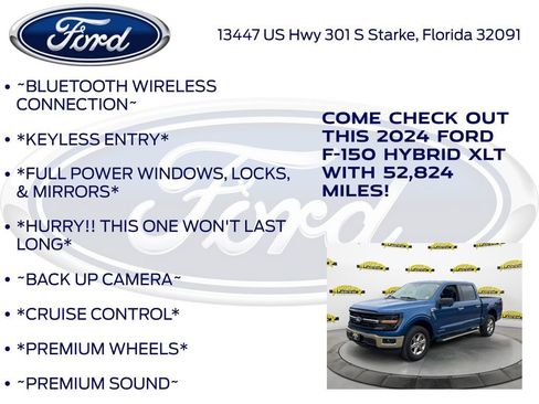 Certified 2024 Ford F150 XLT w/ Mobile Office Package image 12