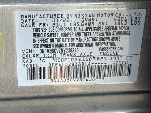 Used 2022 Nissan Sentra SV image 61