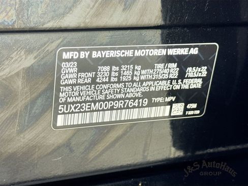 Used 2023 BMW X7 xDrive40i w/ M Sport Package AWD/4WD image 42