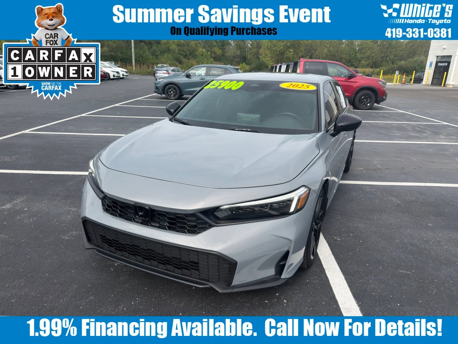 Used 2025 Honda Civic Sport image 1