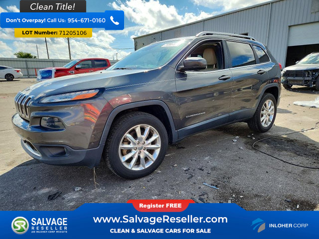 Used 2015 Jeep Cherokee Limited w/ Luxury Group AWD/4WD image 1