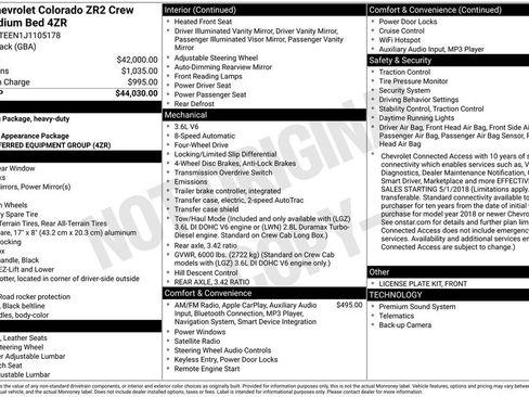 Used 2018 Chevrolet Colorado ZR2 image 2