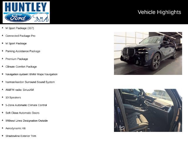 Used 2023 BMW X7 xDrive40i w/ M Sport Package AWD/4WD image 2