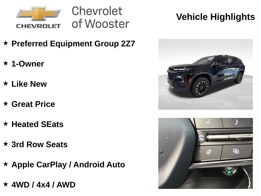 Used 2026 Chevrolet Traverse Z71 AWD/4WD image 2