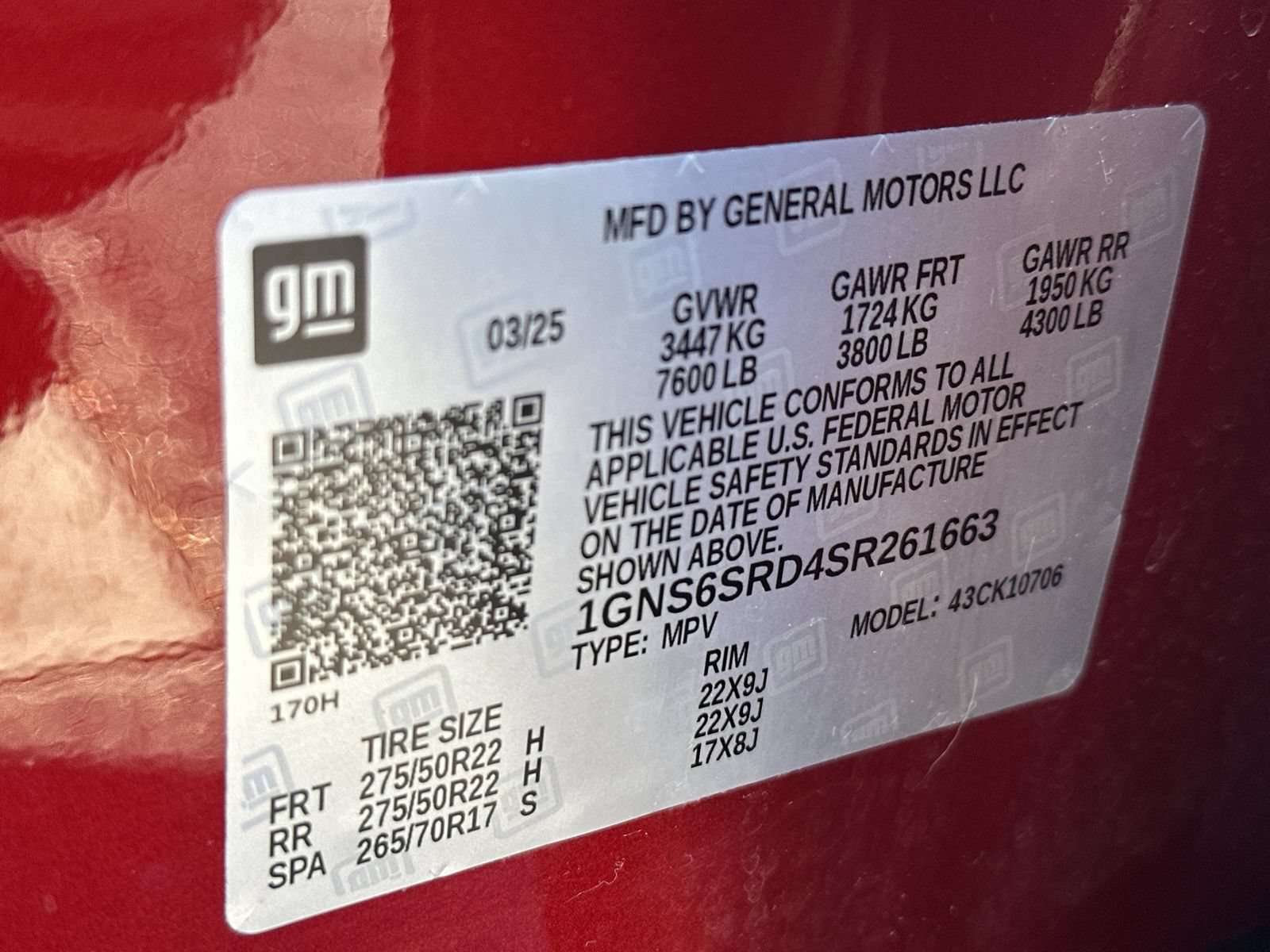 Used 2025 Chevrolet Tahoe Premier AWD/4WD image 36