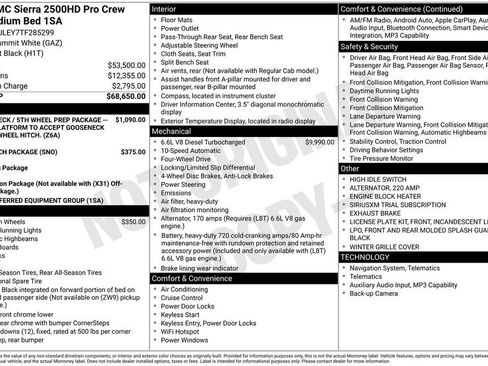 New 2026 GMC Sierra 2500 Pro AWD/4WD image 6