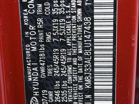 Used 2020 Hyundai Tucson Sport w/ Cargo Package image 26