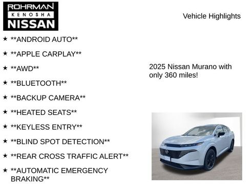 New 2025 Nissan Murano SV image 7