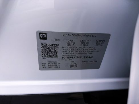 Used 2024 Chevrolet Traverse RS w/ LPO, Floor Liner Package image 40