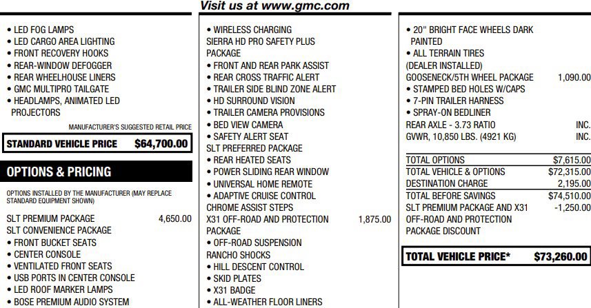 Certified 2025 GMC Sierra 2500 SLT w/ SLT Premium Package AWD/4WD image 2