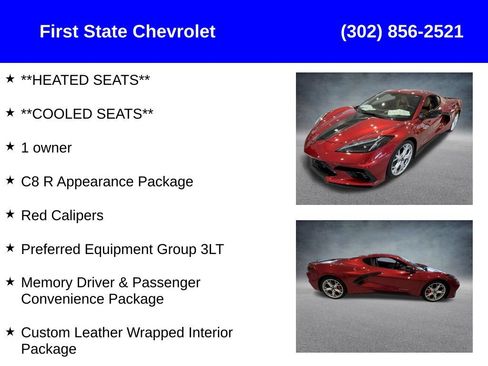 Used 2023 Chevrolet Corvette Stingray Premium Cpe RWD image 2