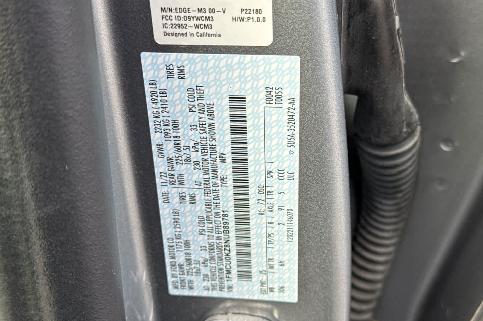 Used 2022 Ford Escape SEL w/ Technology Package FWD image 28
