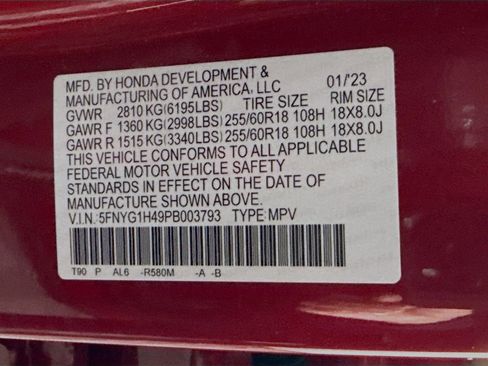 Certified 2023 Honda Pilot EX-L image 38
