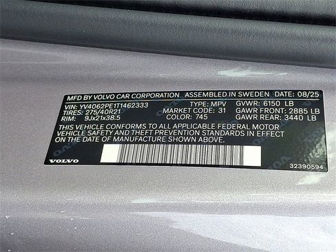 New 2026 Volvo XC90 B6 Plus w/ Protection Package Premier image 11