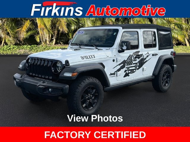 Used 2021 Jeep Wrangler Unlimited Sport AWD/4WD image 1