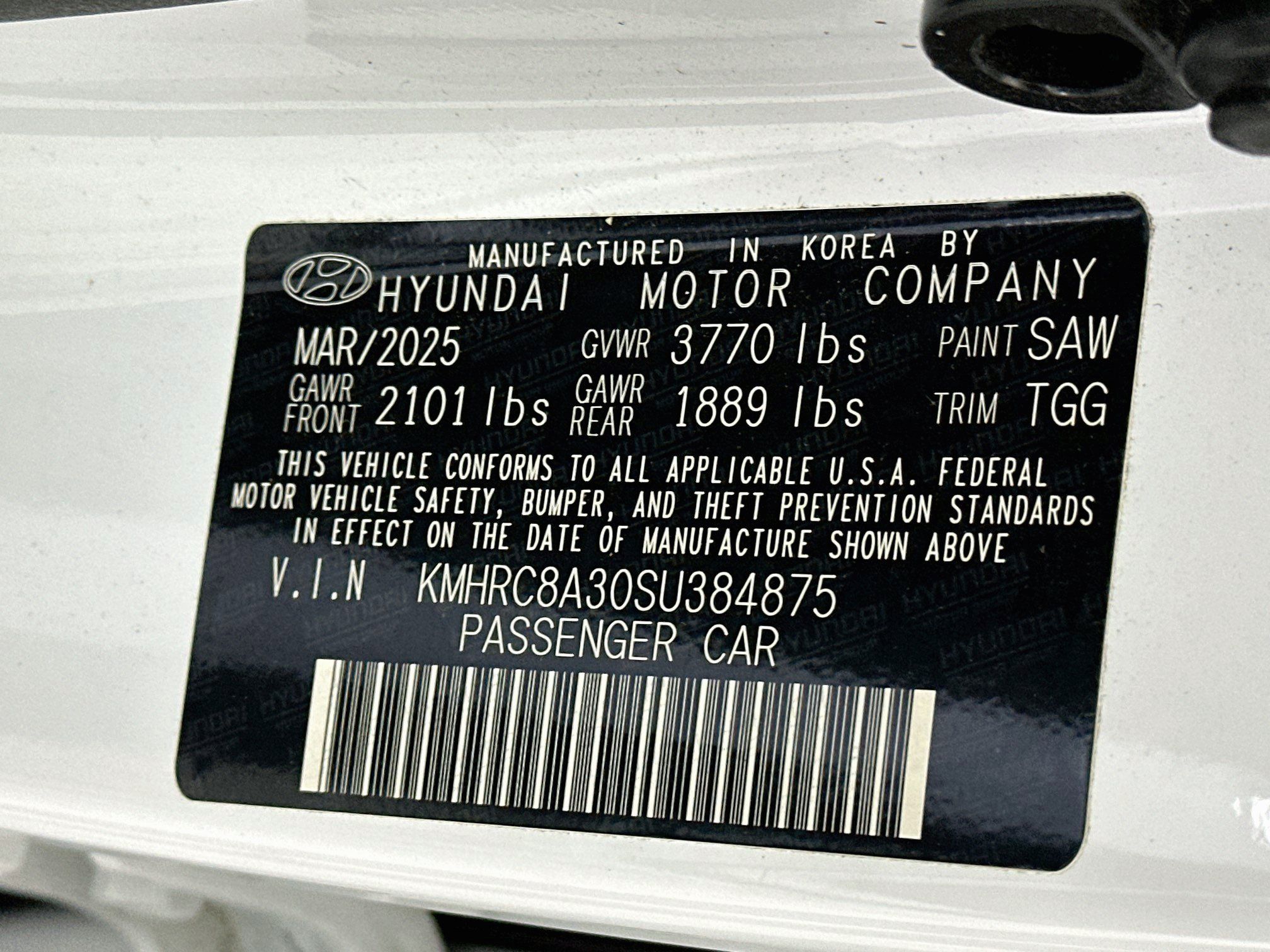 Used 2025 Hyundai Venue SEL FWD image 12