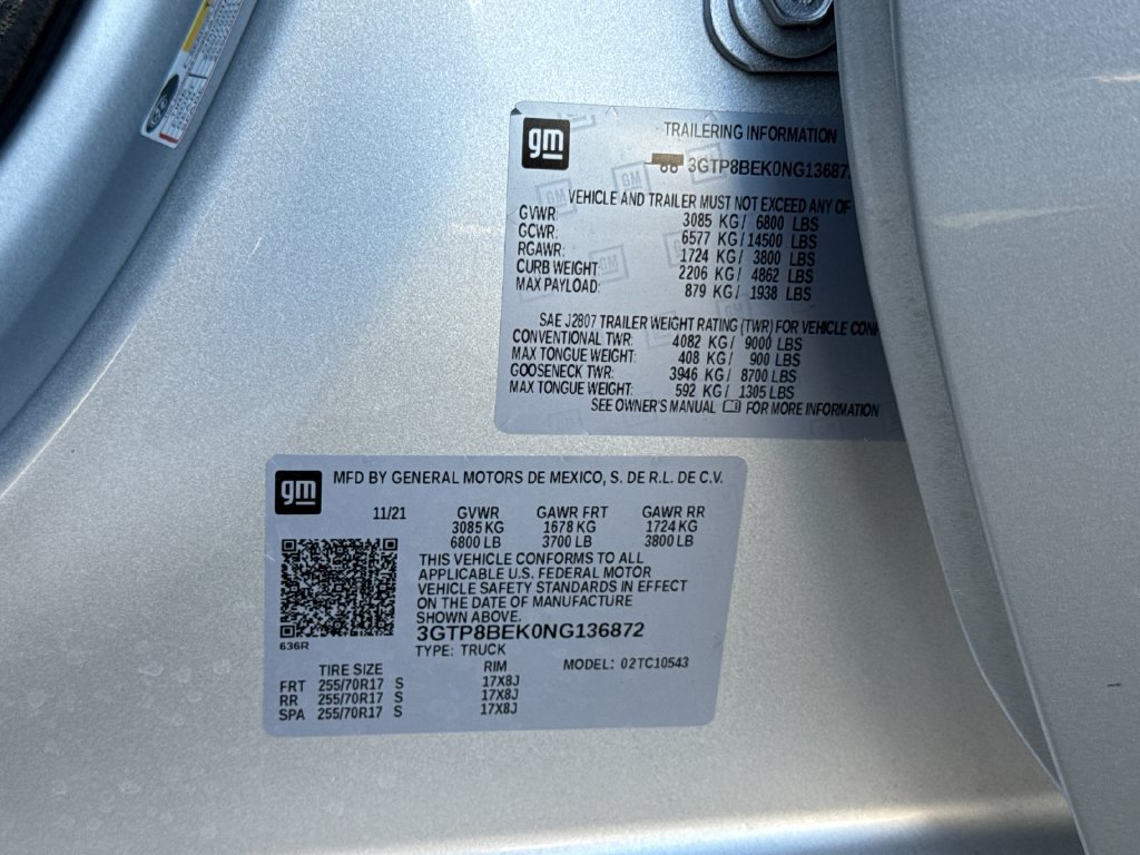 Used 2022 GMC Sierra 1500 SLE RWD image 32
