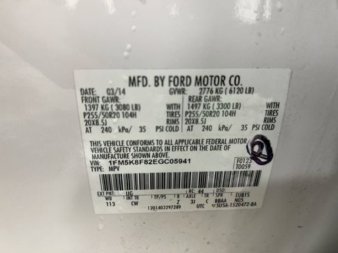 Used 2014 Ford Explorer Limited w/ Equipment Group 302A AWD/4WD image 29