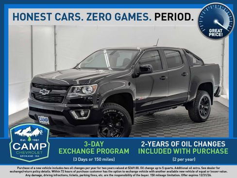 Used 2019 Chevrolet Colorado Z71 w/ Z71 Midnight Edition AWD/4WD image 1