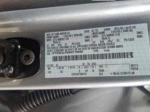 Used 2025 Ford F150 XLT w/ Equipment Group 302A MID image 30